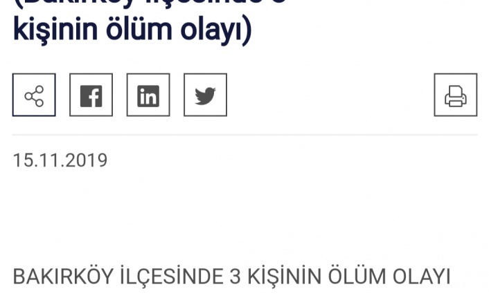 Bakırköy'de Siyanürlü Ölüm mü?