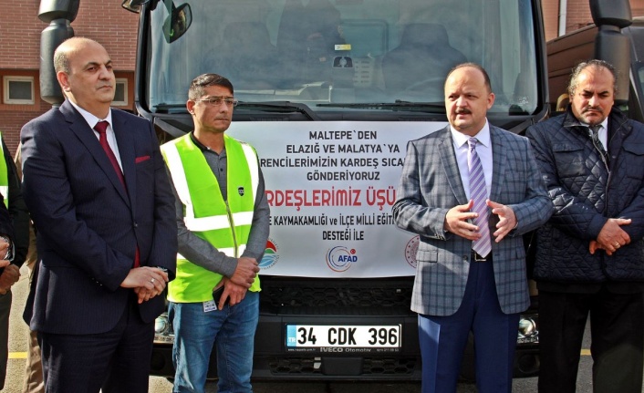 Maltepe’den Elazığ’a Yardım Araçları Uğurlandı