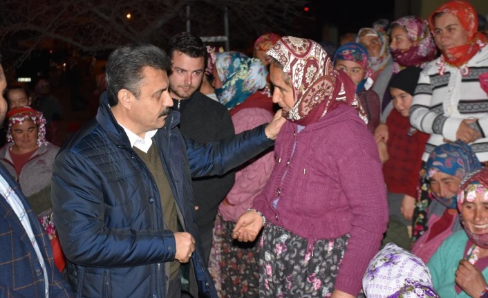 Başkan Kırgöz’den Gece Ziyareti