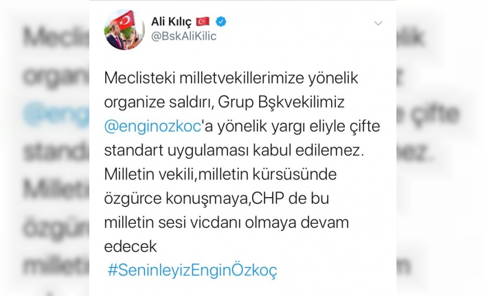 MHP İlçe Başkanı Lefzan'dan Ali Kılıç'a Tokat Gibi Cevap