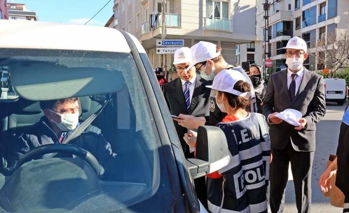 Maltepe'de Engelli Öğrenciler 1 Günlüğüne Polis Oldular