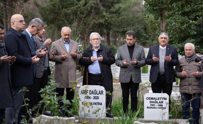 Arif Dağlar mezarı başında anıldı