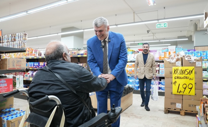 Kadem Başkan, esnaf ziyaretlerini sürdürdü