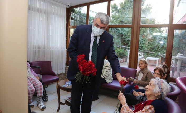 Kadem Başkan'dan bakım evi ziyareti