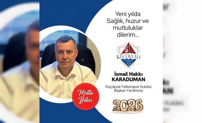 Yelken spor kulüp Baskan vekili İsmail Karaduman'nın Yeni yıl mesajı