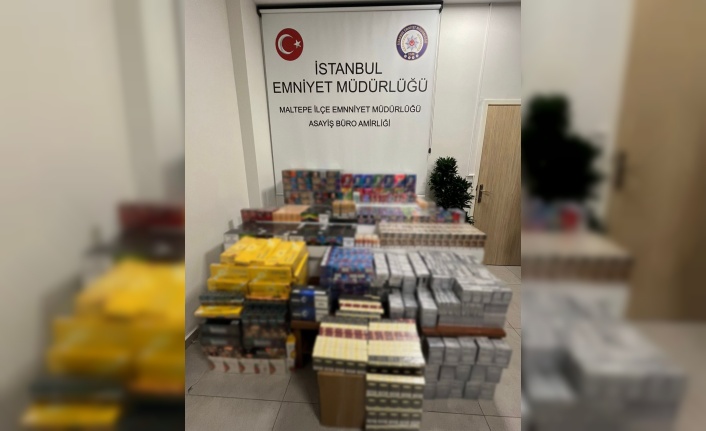 Maltepe'de Kaçakçılık Operasyonu: Çok Sayıda Kaçak Ürün Ele Geçirildi.