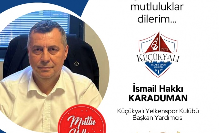 Yelken spor kulüp Baskan vekili İsmail Karaduman'nın Yeni yıl mesajı