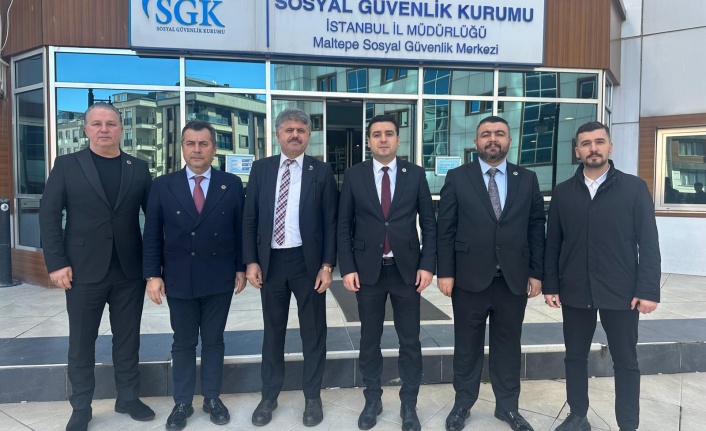 MHP Maltepe İlçe Başkanı Aykut Doğan’dan SGK’ya Ziyaret.
