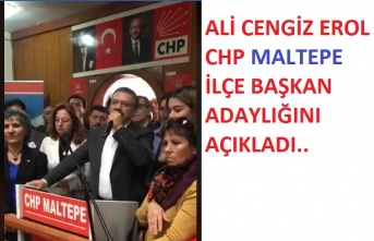 Ali Cengiz Erol Adaylığını Açıkladı