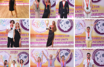 Yoga Olimpiyat Şampiyonları Madalyalarını Aldı