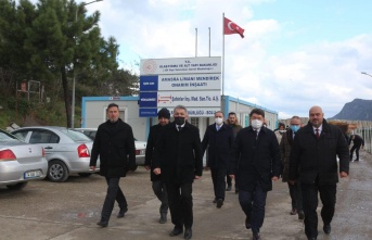 TUNÇ, Amasra Liman  Mendirek  Onarım İnşaattını  Ziyaret Etti