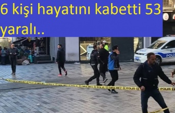 Taksim İstiklal Caddesi'nde patlama meydana...