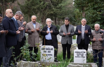 Arif Dağlar mezarı başında anıldı