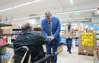 Kadem Başkan, esnaf ziyaretlerini sürdürdü