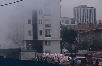 Maltepe'de korkutan yangın